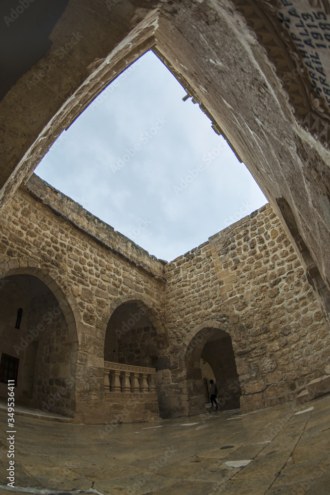 Deyrulzafaran Assyrian Monastery in Mardin, Turkey.