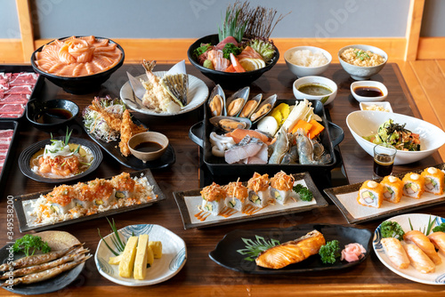 Vareity of Japanese food