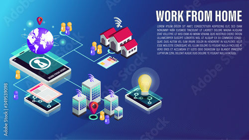 3d cellphone work from home network connections