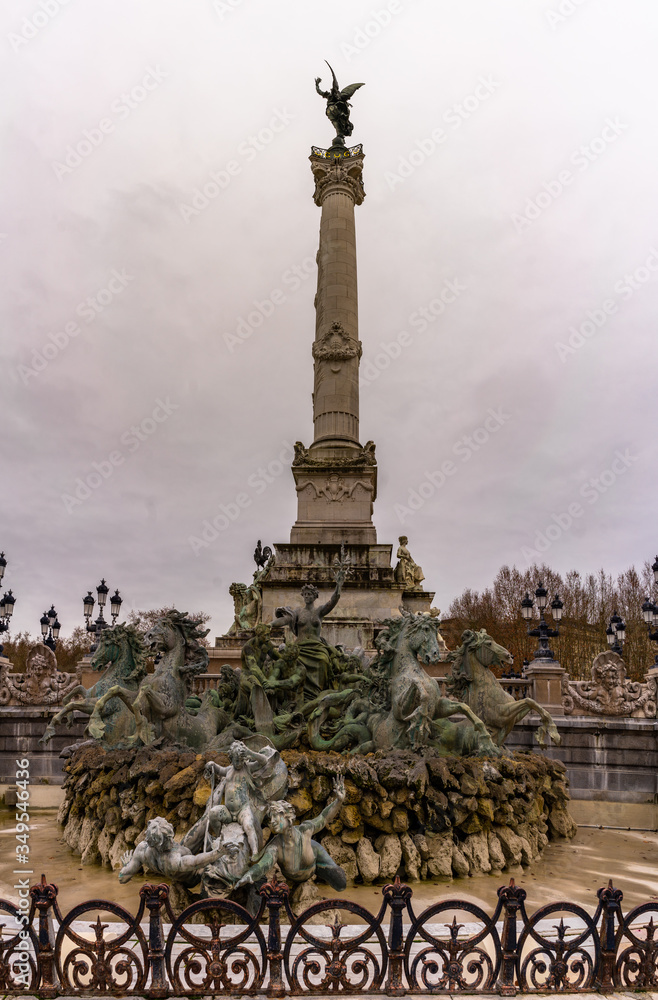 Monument aux Girondins in Bordeaux, France