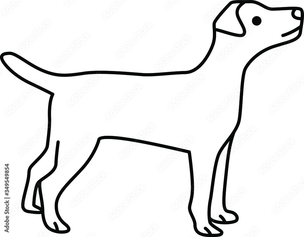 An icon illustration of a Jack Russell