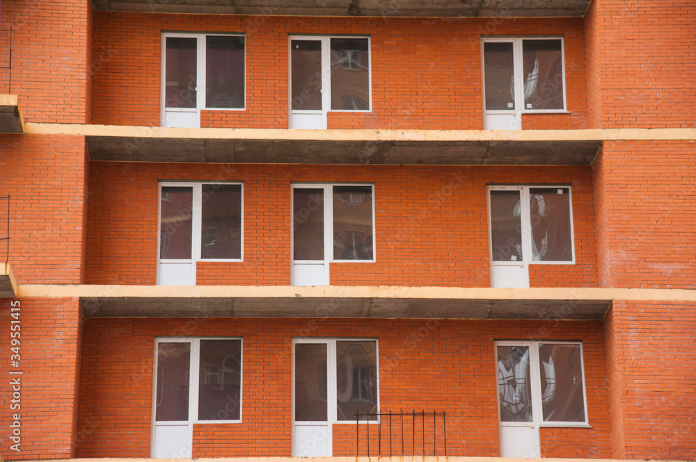 Fototapeta premium Brand new apartment building