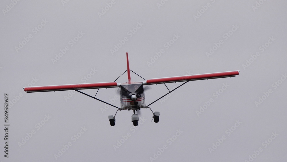 Small airplane for chemical field processing work Small airplane for chemical field processing work