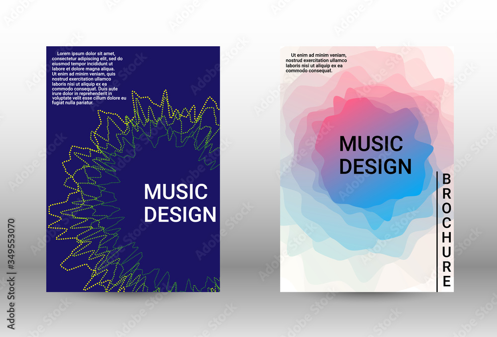 Obraz Modern musical covers