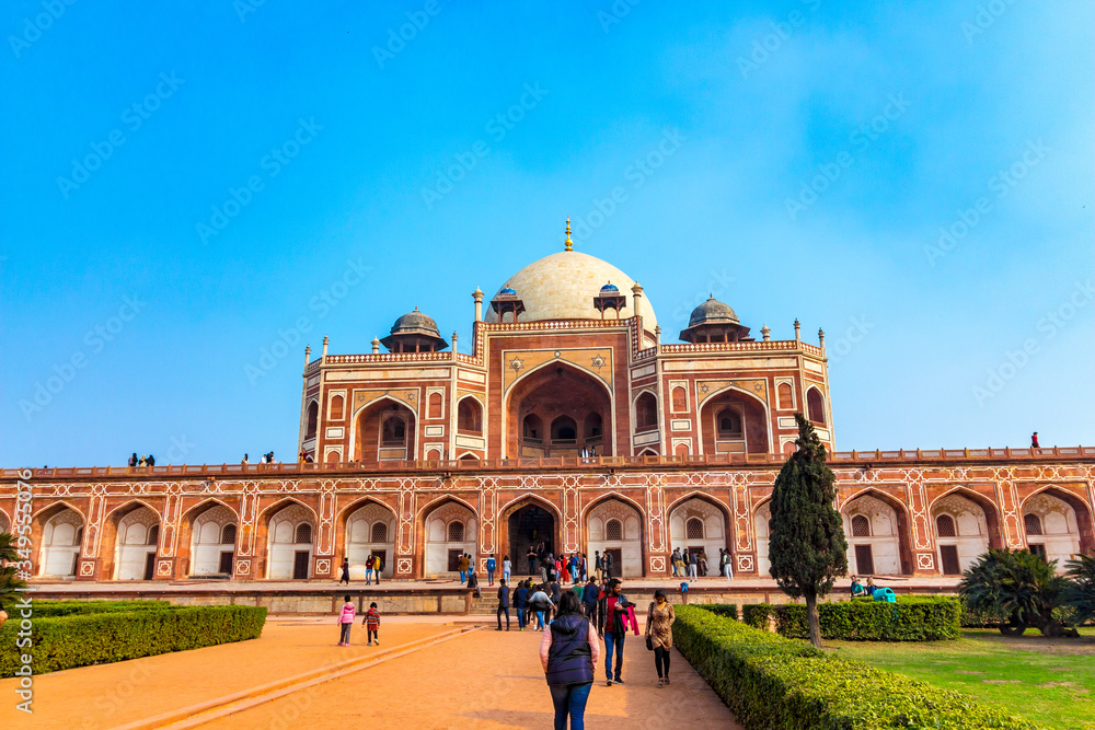 The first garden-tomb on the Indian subcontinent, this is the final resting place of the Mughal Emperor Humayun. The Tomb is an excellent example of Persian architecture. Located in the Delhi, India.	
