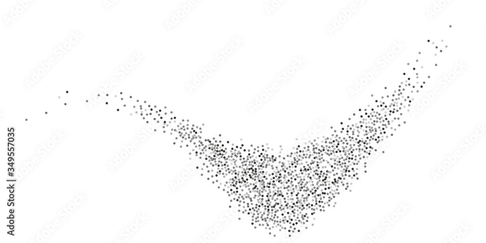 Obraz premium Silver confetti.