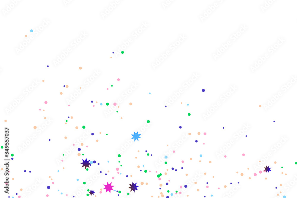 Colored confetti. Colored confetti.