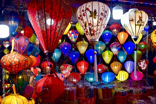 The Vietnamese lantern at Danang.