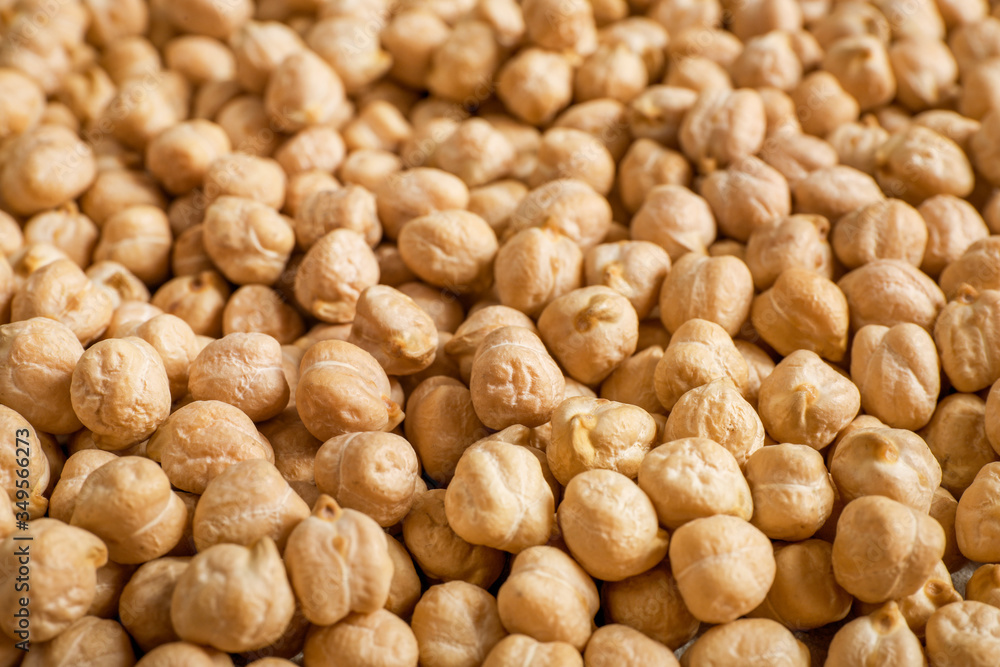 Chickpeas seeds background. Close up. Top view. Chickpeas seeds background. Close up. Top view.