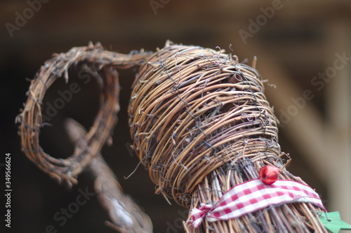 wicker Christmas decoration