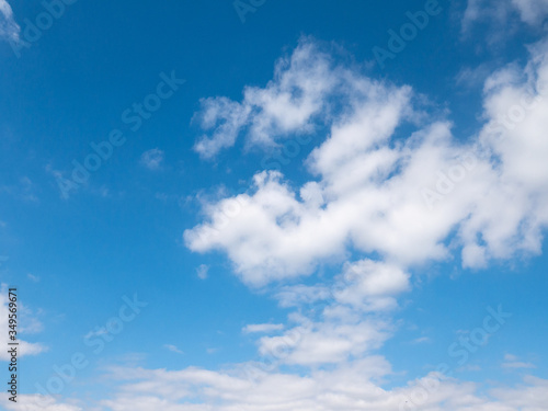 white clouds in a blue sky © Jamie