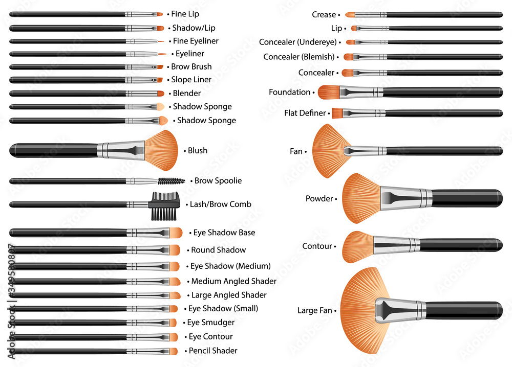Cosmetic Brushes For Makeup 32