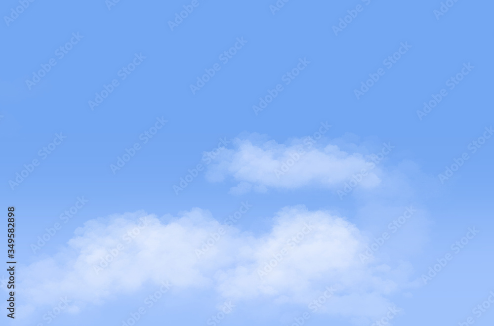 Hand drawing illustration of colorful sky Hand drawing illustration of colorful sky