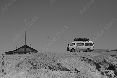 Old middle asia village