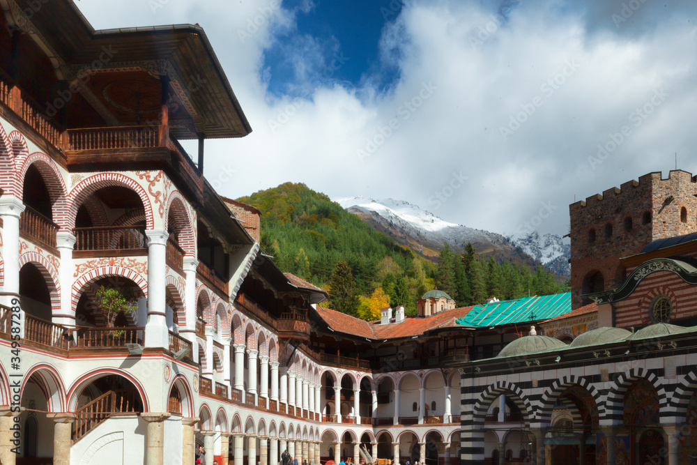 Fototapeta premium Rila Monastery, Bulgaria