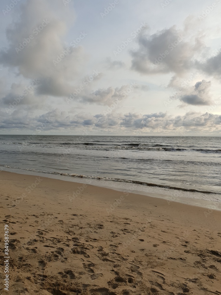 beach at sunset