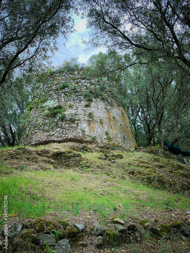 The ruins of the ancient city of Santa Cristina D'Aspromonte, totally destroyed in the big earthquake of 1783.