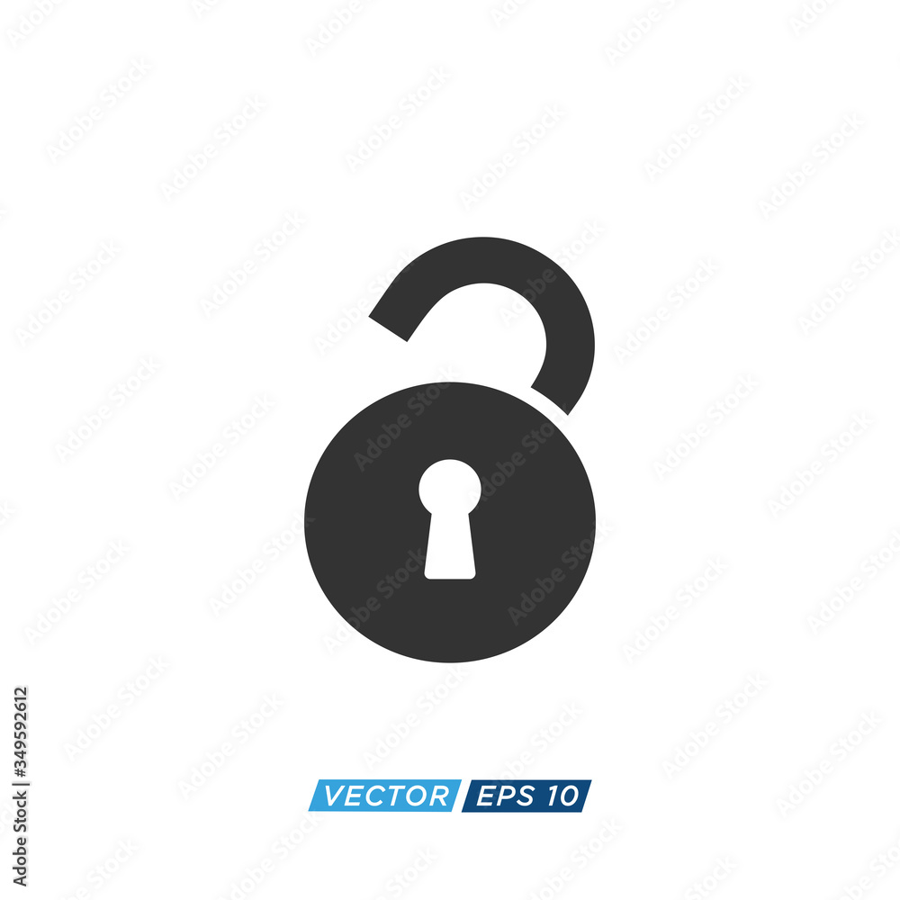 Padlock Secure Icon Design Vector Padlock Secure Icon Design Vector
