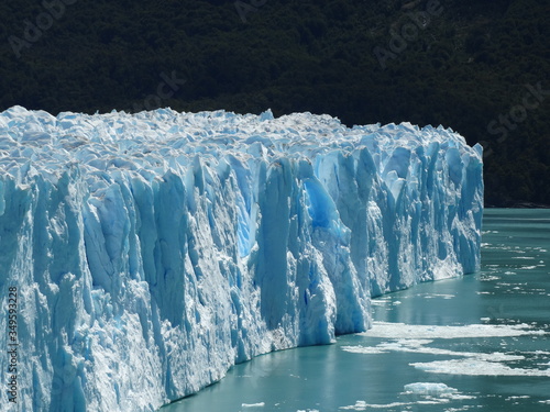 Landscape with Perito Moreno in Patagonia