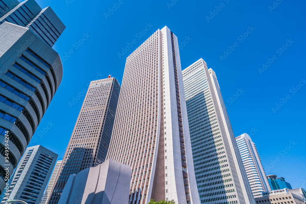 東京都市景観 新宿の高層ビル群 ~ Skyscrapers in Shinjuku, Tokyo, Japan's largest office district ~