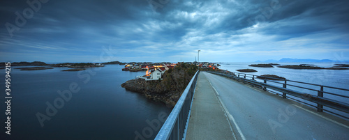 Panorama of the coast and H...