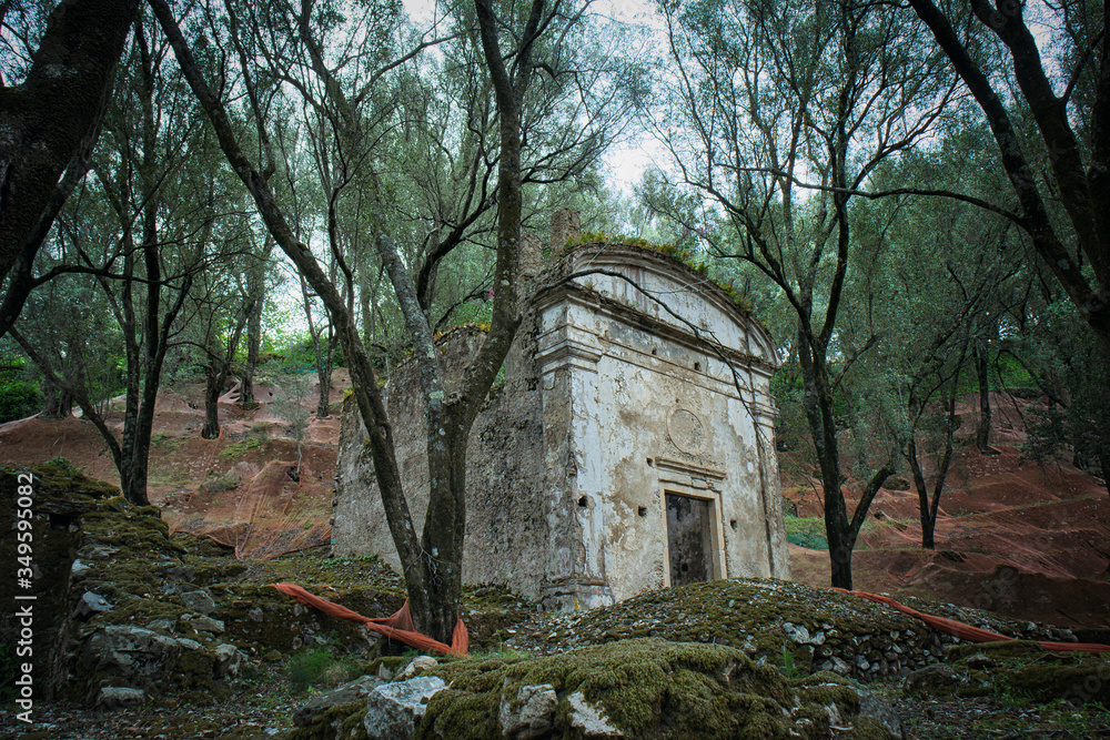 Ancient abandoned church in Southern Italy.