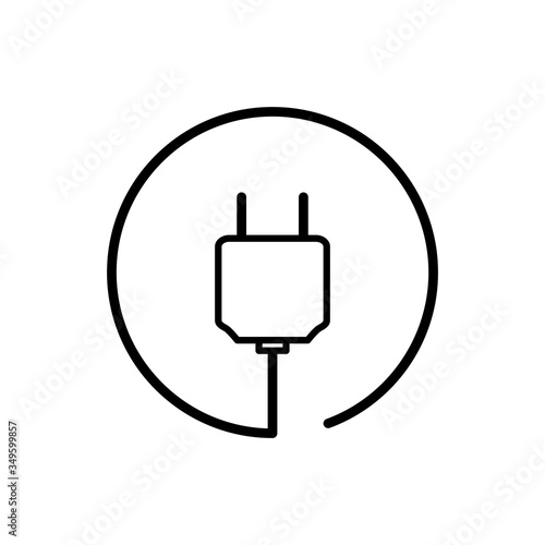 Plug Icon Design Vector Template