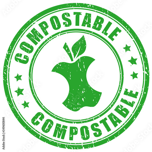 Compostable vector stamp