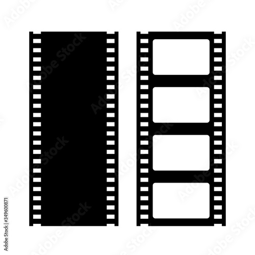 Film strip vector icon