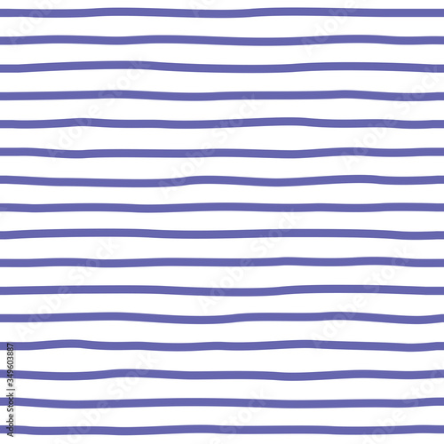 Decorative seamless pattern with handdrawn blue lines.