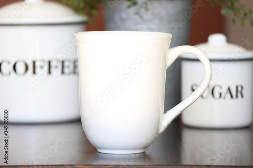 Coffee Mug - White - Bright - Farmhouse - Mockup