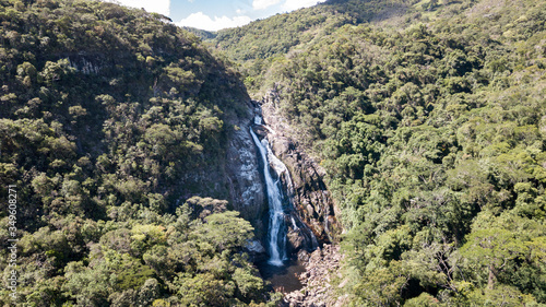 Fotografie Waterfall in the Serra dos Alves, Minas Gerais