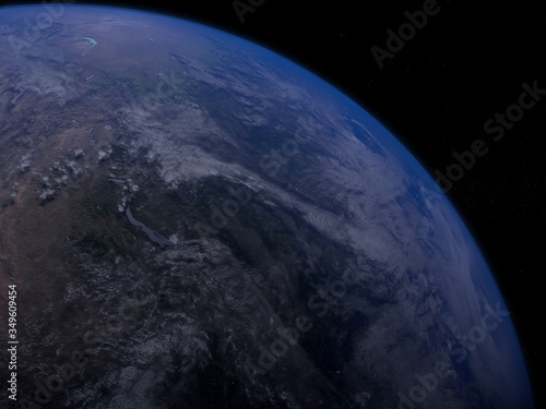 Fototapeta Naklejka Na Ścianę i Meble -  The Picture Of Earth Planet