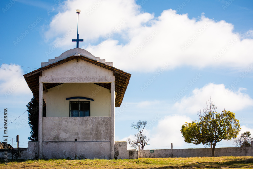 Church in the top of serra do Ouro Branco - Minas Gerais, Brasil  