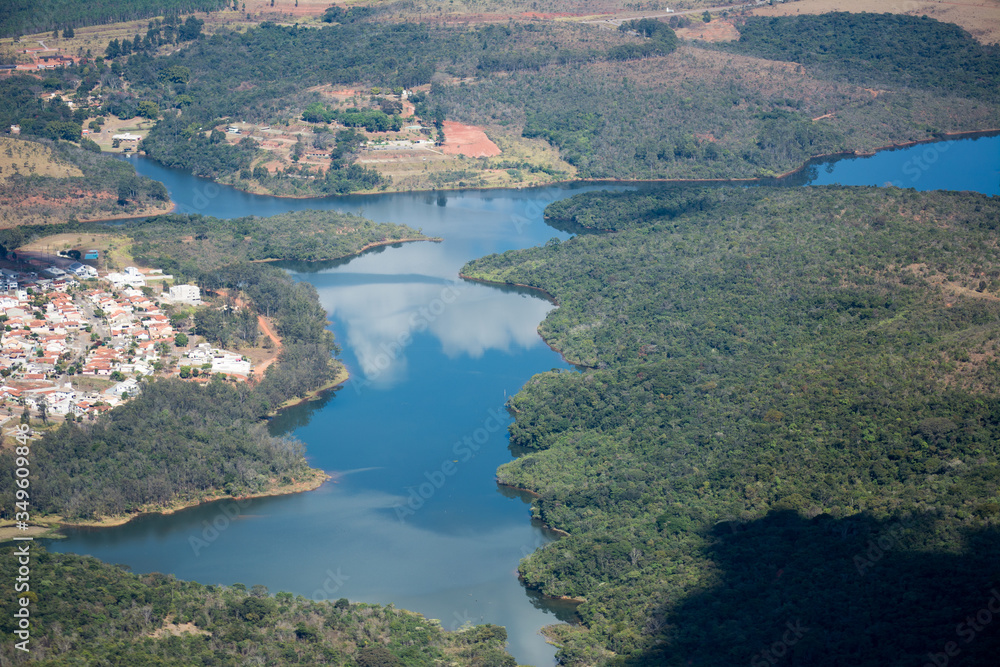 Huge lake in Ouro Branco - Minas Gerais, Brasil 