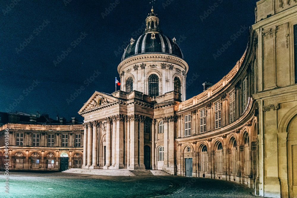 Old building of the French academy in Paris