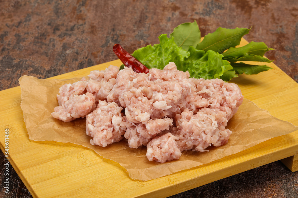 Homemade pork minced meat for cooking Homemade pork minced meat for cooking