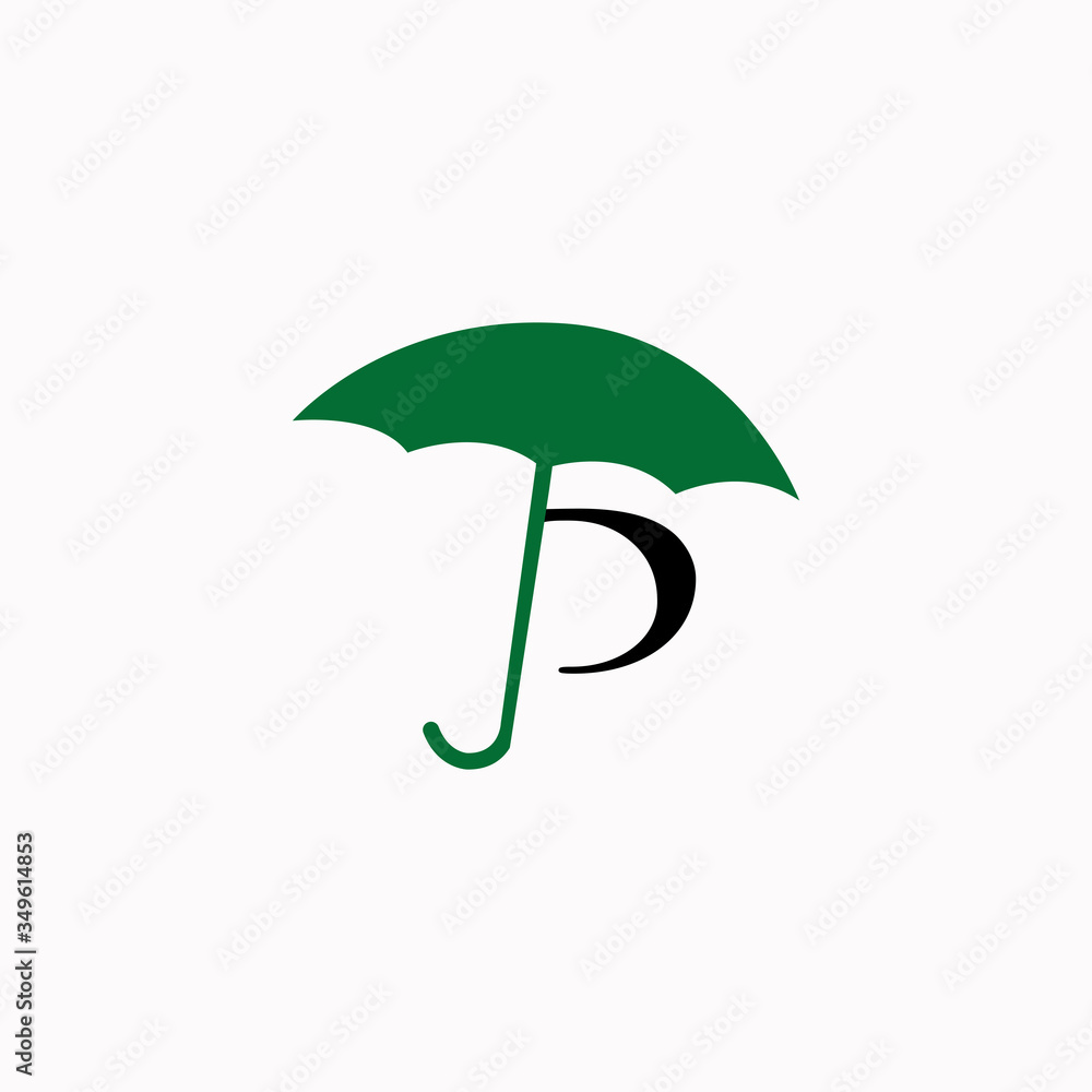 icon logo umbrella with letter p vector design
icon logo umbrella with letter p vector design