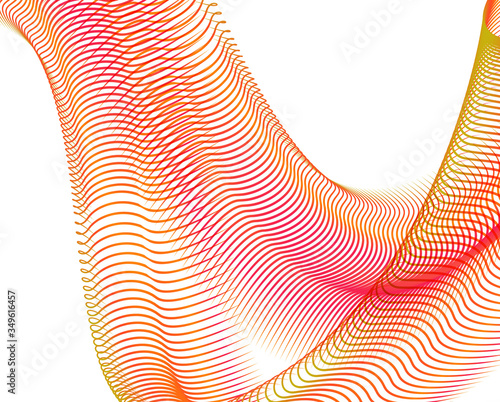 Abstract background blend wave line design for Wallpaper, Banner, Background, Card, Book Illustration, landing page