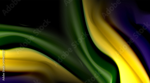 Liquid colors fluid gradients on black background