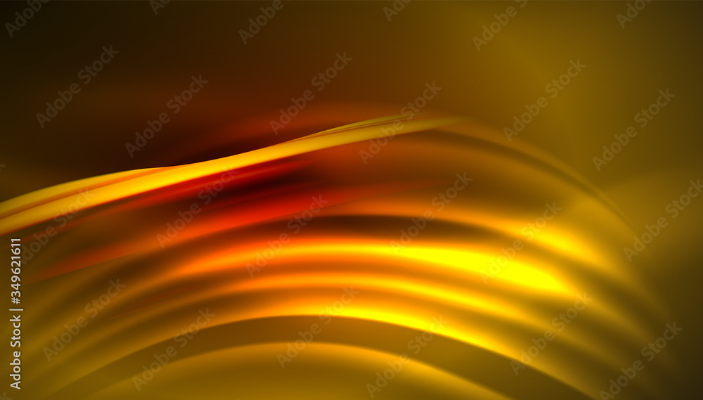Fluid wave lines background. Trendy abstract layout template for business or technology presentation, internet poster or web brochure cover, wallpaper Fluid wave lines background. Trendy abstract layout template for business or technology presentation, internet poster or web brochure cover, wallpaper