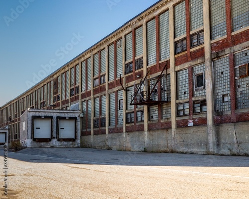 old abandoned factory photo