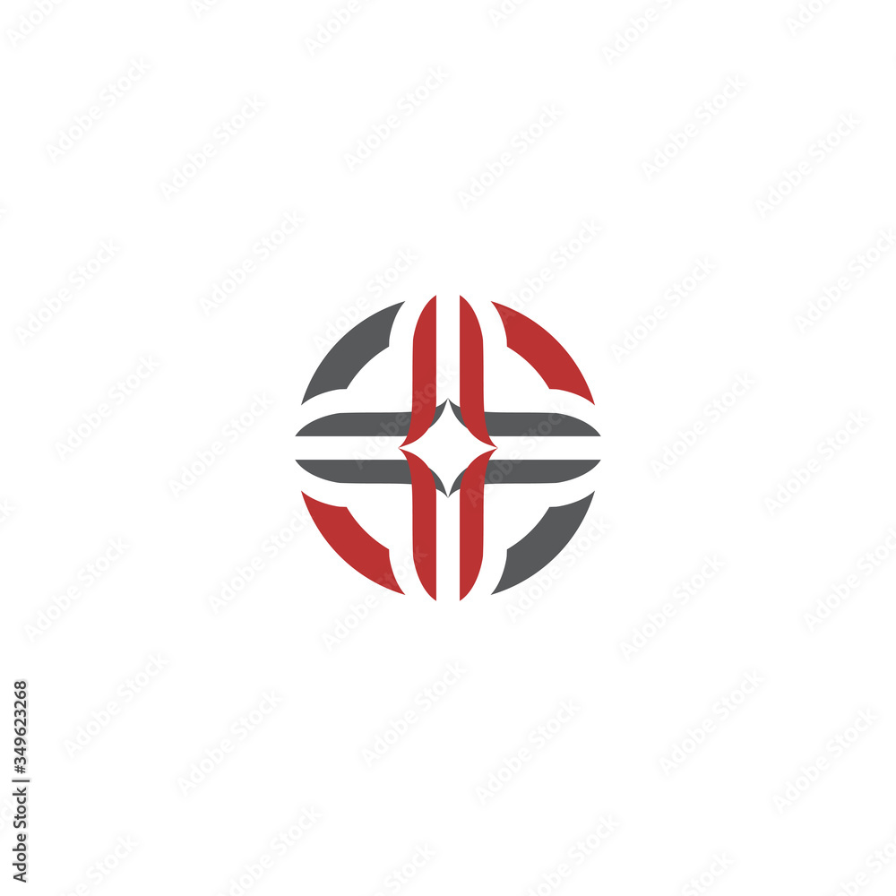 Obraz premium Wing Logo Template vector icon