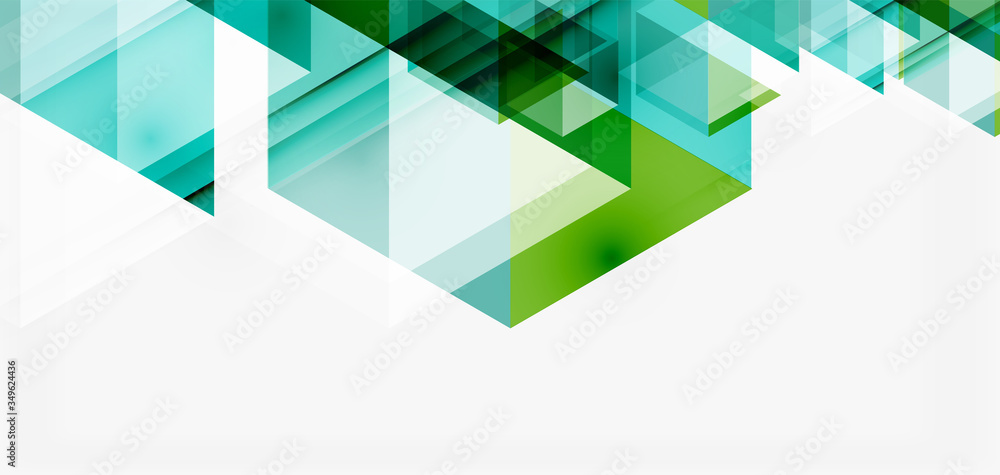 Geometric abstract background, mosaic triangle and hexagon shapes. Trendy abstract layout template for business or technology presentation, internet poster or web brochure cover, wallpaper Geometric abstract background, mosaic triangle and hexagon shapes. Trendy abstract layout template for business or technology presentation, internet poster or web brochure cover, wallpaper
