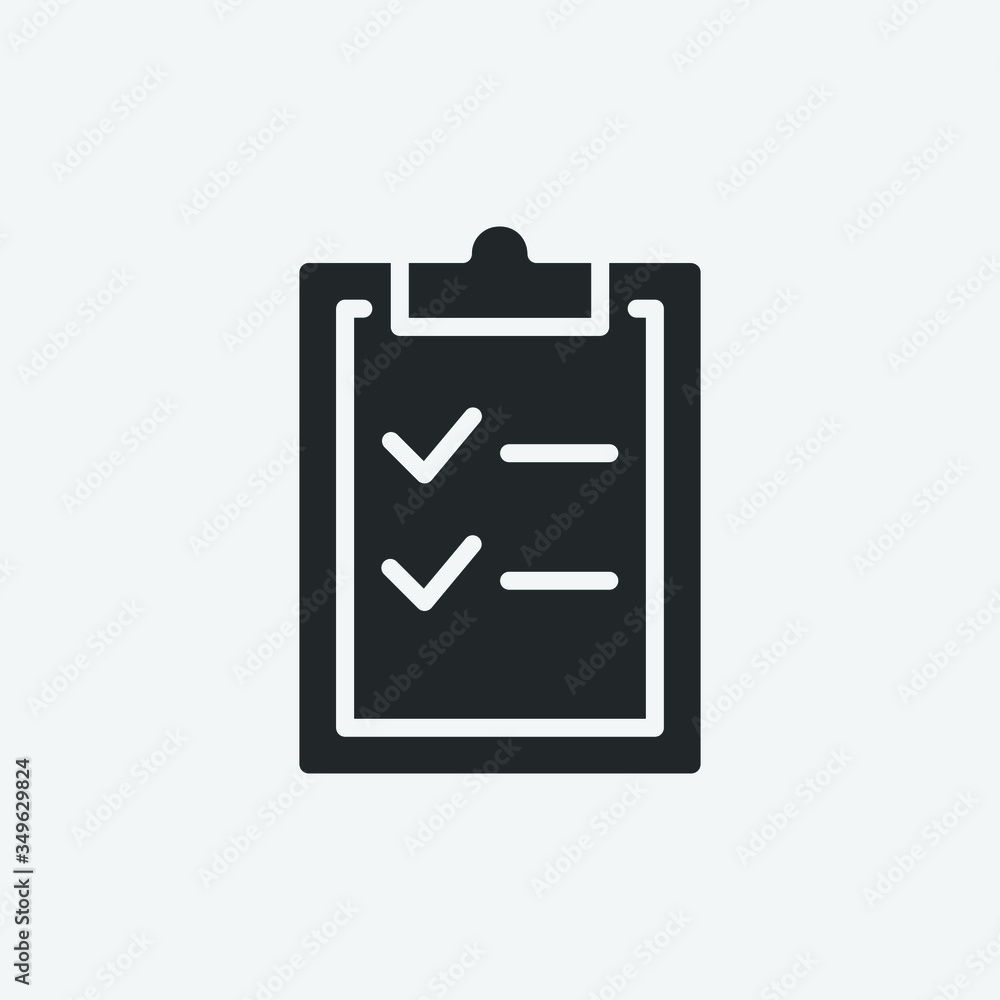 vector illustration of a clipboard with check vector illustration of a clipboard with check