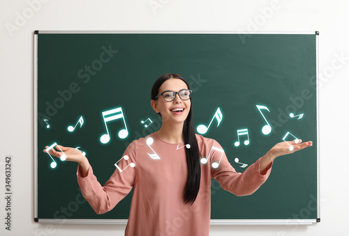 Beautiful music teacher nea...