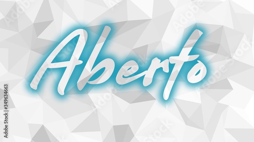 inscription open to Low Poly in Portuguese