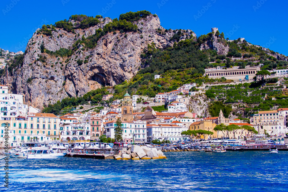 View of Amalfi from the Sea, Italy