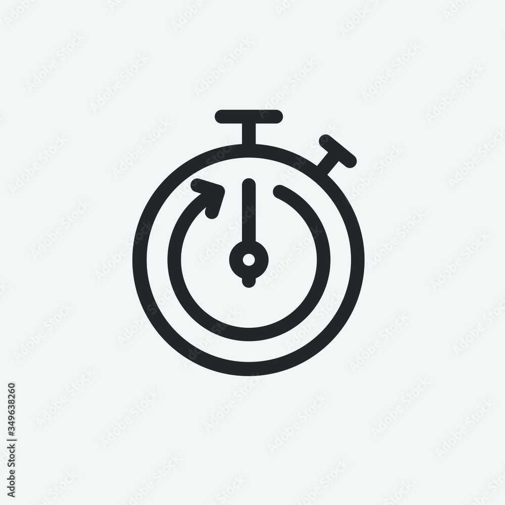 time refresh vector icon illustration sign time refresh vector icon illustration sign