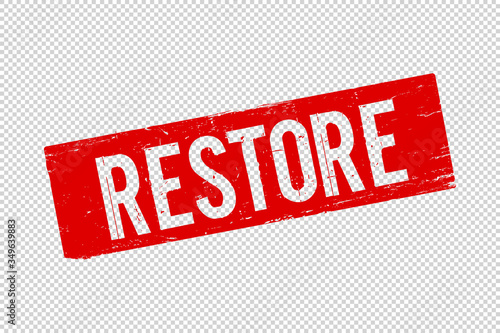 Restart sign. Vector illustration